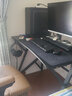 哈骆顿（HALODN）电脑桌家用台式电竞桌椅套装书桌学习桌简约办公桌书房游戏桌 暗夜-单桌100*60*75cm 实拍图