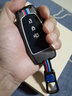 福特锐界plus汽车钥匙套福克斯壳新蒙迪欧翼虎福睿斯猛禽扣金牛座钥匙包野马锐际探险者EVOS撼路者套 福特智能A款三键【哑光枪】+【挂扣】 . 实拍图