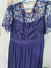 PORTS宝姿  春夏新品女装蕾丝拼接百褶吊带内衬连衣裙LN8D081HWP020 天蚀蓝 L (8) 实拍图