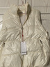 啄木鸟羽绒棉马甲女短款2025新款秋冬韩版宽松百搭时尚背心坎肩马夹外套 米白色 2XL 【建议135-155斤】 实拍图