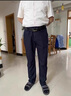 Cebrodz法国 休闲裤男春秋季2025新款高端直筒商务舒适弹力修身长裤子男 藏蓝色 32 【腰围2尺5适合140斤左右】 实拍图