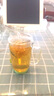 金灶（KAMJOVE）玻璃杯花茶杯家用办公室女性茶水杯 带盖玻璃吸管杯泡茶杯AC-100 苹果绿【500毫升】 实拍图
