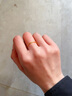 百泰首饰（BATAR JEWELLERY）生日礼物黄金戒指女足金车花线五线圈金指环女戒情侣对戒线戒 12号【金重约0.5g-0.6g】 实拍图