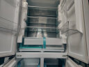 海尔（Haier）500L零距离自由嵌入式十字双开四门电冰箱家用白色无霜一级能效超薄以旧换新BCD-500WGHTD49W9U1 实拍图