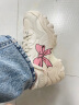 彪马（PUMA）【厚底鞋】官方女子蝴蝶结印花休闲鞋PULSAR WEDGE RIBBON 387090 米白色-粉红-01 36 实拍图