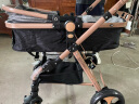 佳多美（jiaduomei）婴儿推车可坐可躺婴儿车轻便折叠新生儿减震高景观双向儿童手推车 亚麻灰【标准版】 实拍图