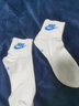 耐克（NIKE） 休闲袜男袜女袜 2025新款透气篮球袜跑步袜三双装中长筒训练袜子 SX7676-100/三双装/长款 M/24-26厘米/38-42码 实拍图