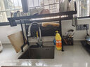 本王（BW）厨房置物架水槽沥水架可伸缩碗架不锈钢多功能台面水池碗碟收纳架 【单层伸缩黑】53-86CM全配件 实拍图