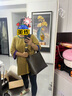 CHARLES&KEITH大容量通勤子母单肩包托特包包女包生日礼物CK2-40270966-1 Dark Moss深苔绿色 L 实拍图