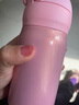 膳魔师（THERMOS） 保温杯女随身杯情侣杯子男进口儿童保温杯超轻学生水杯 352-CP 樱花粉 350mL 实拍图