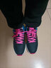 361°女鞋运动鞋春季新款跑步鞋皮面防水女士气垫缓震耐磨户外休闲鞋子 黑色/杜鹃粉（革面） 38 实拍图