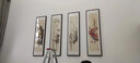 琅櫃坊（LANGGUIFANG） 梅兰竹菊四条屏挂画客厅沙发背景墙4四联书房茶室装饰中美协名家 A-梅兰竹菊【框后：48*168cm】 裱好框【包安装】推荐 实拍图