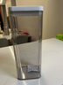 莱贝（RYBACK）密封罐塑料储物罐五谷杂粮收纳盒大容量厨房防潮干货食品零食盒子 1900ml 2个装 (可装面条/意面) 实拍图