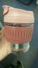 乐扣乐扣（LOCK&LOCK）咖啡手持玻璃杯便携式吸管杯随手茶水杯子2件套350ML(赠吸管刷） 实拍图