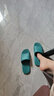 果洛菲拖鞋男居家用室内防滑洗澡浴室地板平底情侣拖鞋女 粉红色 36-37 实拍图
