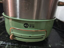 麦滋（MZeat）德国品牌麦滋无涂层电火锅多功能锅料理锅304不锈钢家用分体式电热锅煮烤涮一体锅烤肉烧烤电锅 4L 深锅盘+烤盘+蒸茏 无涂层多功能锅 实拍图