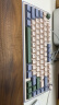 狼蛛（AULA）F75客制化机械键盘gasket结构全键热插拔无线三模蓝牙电竞游戏办公 雪杉绿  收割者轴 实拍图