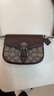 蔻驰（COACH）【品牌直供】女士单肩斜挎包棕色拼色织物配皮CU982SVS8S 实拍图