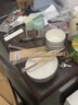 尚行知是碗具套装碗盘餐具釉下彩钻石纹餐具整套日式简约碗套装陶瓷家用 【18件套】配汤碗 实拍图
