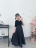 衣诺坊女童公主裙连衣裙六一主持人黑色礼服长裙花童女孩高端钢琴演出服 实拍图