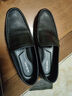 奥康品牌男鞋新品英伦豆豆鞋男真皮软底懒人一脚蹬休闲皮鞋透气 黑色单鞋 42 实拍图