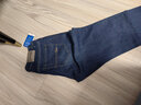 真维斯牛仔裤男时尚2025秋冬猫须潮流直筒裤男宽松男长裤子深蓝色34 实拍图