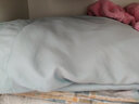 富安娜家纺 天丝四件套丝滑莱赛尔夏季床上用品贡缎床单被套 60支素绣天丝凉感-兰庭 1.8米 床单款 （被套230*229cm） 实拍图
