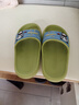 LA CHAPELLE HOMME男女儿童室内居家防滑洗澡软底可爱卡通凉拖鞋 绿色 24-25 实拍图