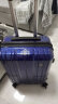爱华仕行李箱20英寸小型拉杆箱旅行箱男拜耳PC可登机密码箱皮箱子女蓝色 实拍图