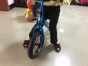 永久儿童平衡车无脚踏滑步车2-4岁宝宝双轮滑行车儿童礼物两轮车 [标配款]铝架+充气轮 12寸 蓝色 实拍图