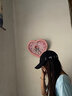 杨饰公子帽子男女韩版潮网红鸭舌帽学生休闲户外新款运动棒球帽时尚情侣嘻哈防晒帽子遮阳帽女 黑色(白字) 均码(35-59cm) 实拍图