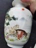 梓琦景德镇陶瓷插花工艺品家居装饰中式客厅装饰书房电视柜水培插花瓶 三阳开泰冬瓜瓶高22+底座 实拍图