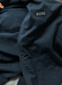 BOSS【父亲节礼物】 男士棉质混纺休闲薄款运动卫裤 001-黑色 L 实拍图
