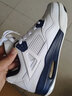 gxmy中帮板鞋休闲气垫篮球运动鞋街拍情侣鞋港风原宿防滑增高跑步鞋子 9005白蓝色 42 标准码数 实拍图
