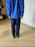 特步（XTEP）童装男童长裤新款儿童中大童针织裤子百搭时尚运动休闲长裤 深奥蓝 【加绒单标款】 150 cm 实拍图