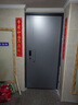欧帝乐（OUDILE）新款INS奶油风甲级防盗门入户门别墅大门+隐藏加高门楣大屏猫眼锁 2050*960镶嵌式人脸锁 实拍图
