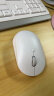 小米（MI）无线蓝牙双模鼠标 轻音便携办公小鼠标mac笔记本台式机 侧位按键 石英白色 实拍图