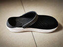卡骆驰（CROCS）洞洞鞋男鞋女鞋 26夏季新款运动鞋平底沙滩鞋透气情侣凉鞋拖鞋子 贝雅系列-优雅俊黑-建议拍小一码 41-42 (260mm) 实拍图