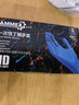 ammex爱马斯一次性手套食品级丁腈加厚耐用防水防油耐腐蚀家务清洁工业科研实验室乳胶防护工作劳保 进口【HD耐用型】深蓝色丁腈100只/盒 XL特大号 实拍图