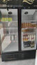 雪花展示柜冷藏大容量饮料柜冰柜商用保鲜柜超市玻璃门冰箱立式啤酒柜 一级能效节能省电双门风冷下机红黑款 晒单实拍图