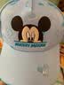 迪士尼（Disney）儿童帽子 春夏季太阳遮阳帽 男童女童帽防晒棒球帽 A款-米奇浅蓝 50CM 实拍图