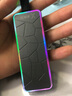 小盘(XDISK)128GB USB3.2移动固态硬盘（PSSD）M系列Type-C炫彩灰时尚个性多灯光变幻防摔数据备份 实拍图