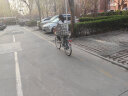凤凰（Phoenix） 自行车男女脚踏代步单车成人轻便学生车城市复古通勤休闲车 青柠 24寸单速蓝色 实拍图