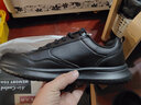 斯凯奇（Skechers）男鞋休闲皮鞋商务通勤黑色工作鞋简约百搭黑色运动板鞋210835 全黑色/BBK 40 实拍图