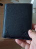 七匹狼SEPTWOLVES男士头层牛皮钱包票夹 韩版商务休闲潮流款皮夹钱包 黑色竖款 实拍图