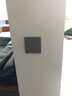 德雕（Dediao）开关插座面板套装86型家用暗装北欧灰色墙壁电源开关面板星空灰 七孔插座 实拍图