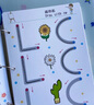 汉状元控笔训练幼儿园早教启蒙玩具3-6岁儿童运笔描线数字描红趣味中班小班宝宝拼音可擦笔控练习 描点画图+描点绘画+控笔训练【共三盒244页】 实拍图