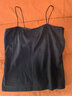 黑色小吊带背心女内搭防走光新款外穿法式美背一字肩打底性感上衣 黑色单肩带(无胸垫) XL 【106-120斤】 实拍图