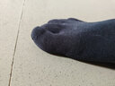 恒源祥五指袜男棉袜夏季超薄款丝袜吸汗透气商务中筒袜丝光棉男袜 中厚款 中筒深色 5双 实拍图