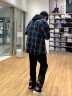 衣然呈品微喇牛仔裤男士春夏季高街复古vibe修身直筒弯刀加厚休闲长裤子男 黑色 XL【建议120-140斤】 实拍图